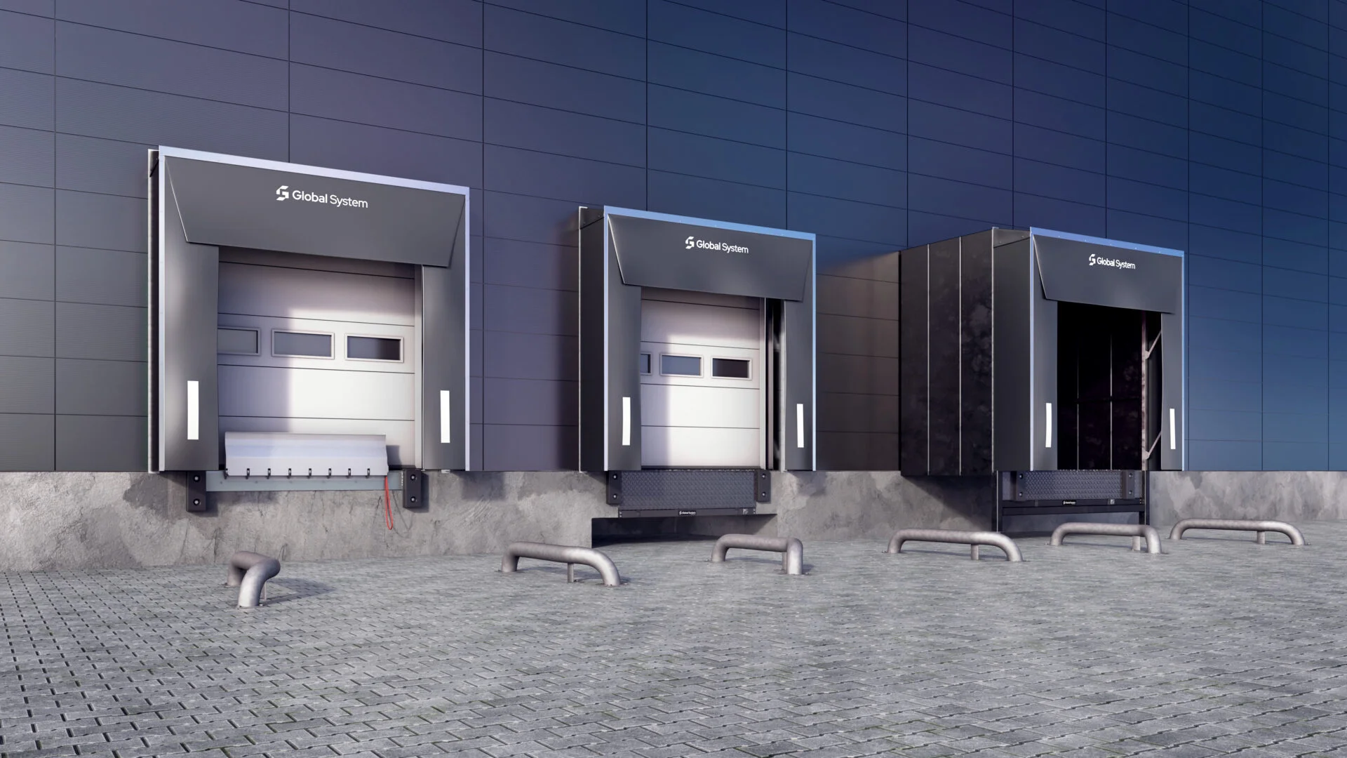 Loading systems,  Global System - Fire curtains, fire gates, smoke curtains