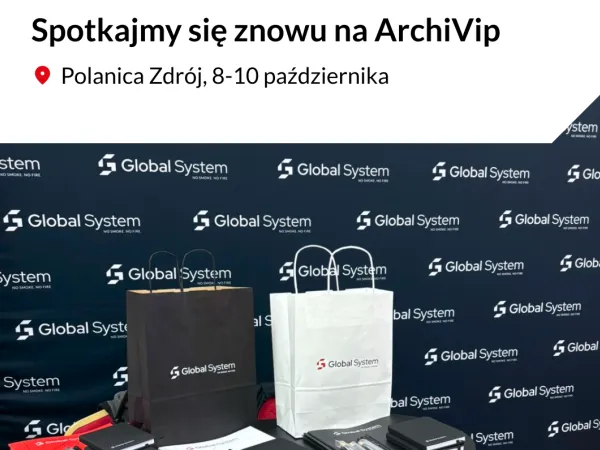 Spotkajmy się na ArchiVIP 2025 – Global System po raz trzeci na konferencji architektonicznej
